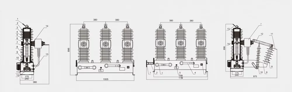 Outdoor Permanent Magnet Circuit Breaker